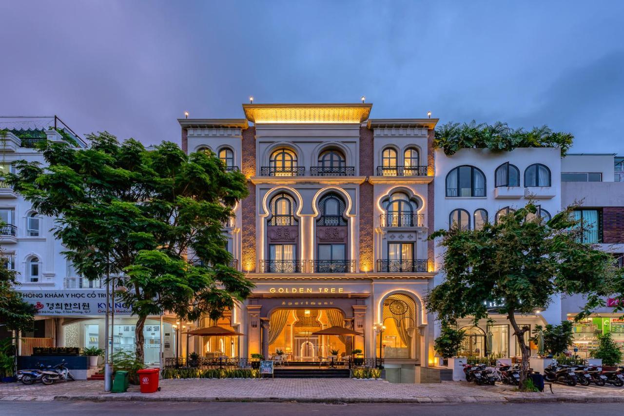 הו צ'י מין סיטי Golden Tree Hotel & Apartment מראה חיצוני תמונה