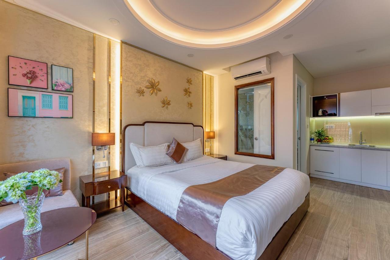 הו צ'י מין סיטי Golden Tree Hotel & Apartment מראה חיצוני תמונה