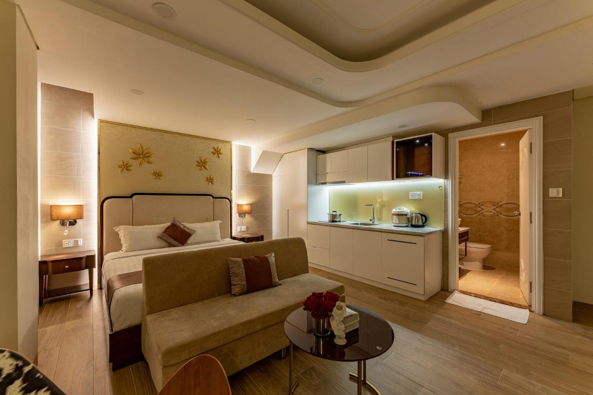 הו צ'י מין סיטי Golden Tree Hotel & Apartment חדר תמונה
