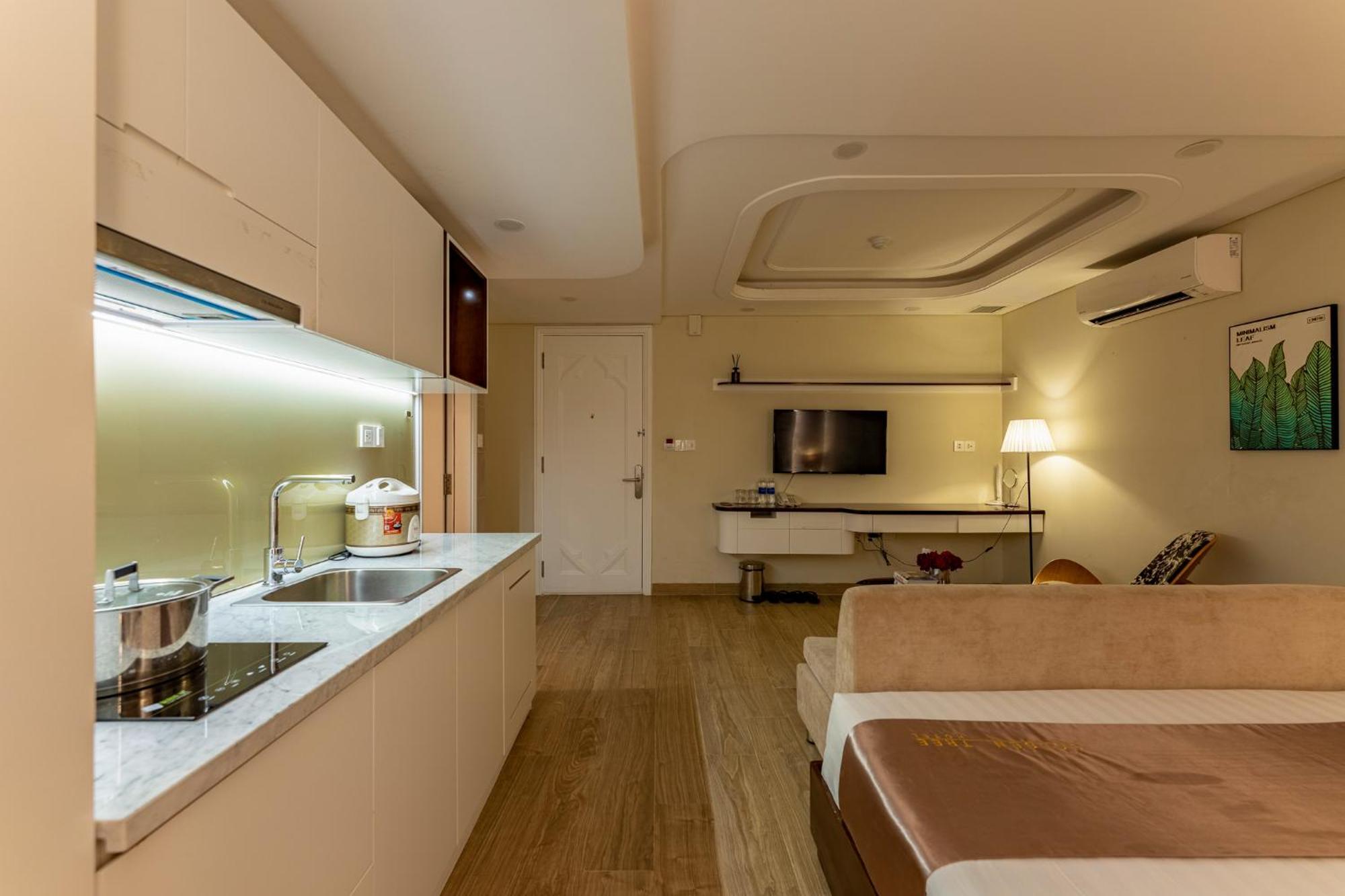 הו צ'י מין סיטי Golden Tree Hotel & Apartment חדר תמונה